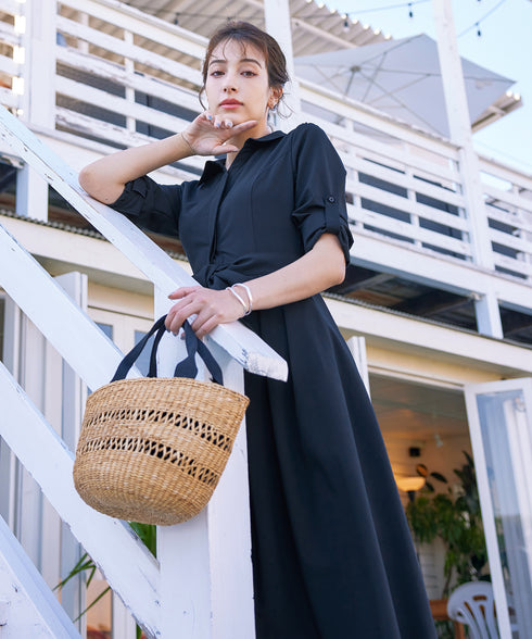 【新色追加】シャツワンピース