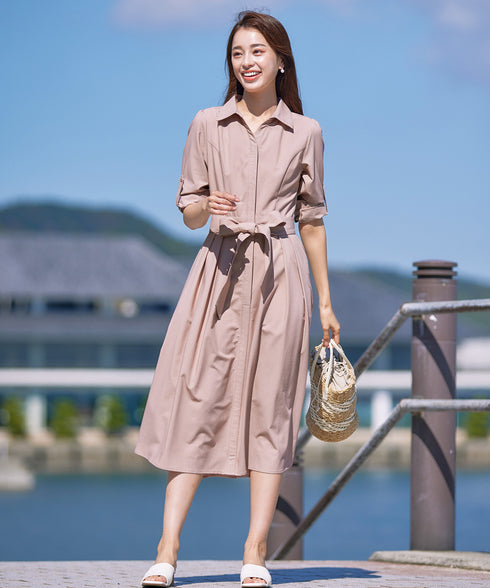【新色追加】シャツワンピース