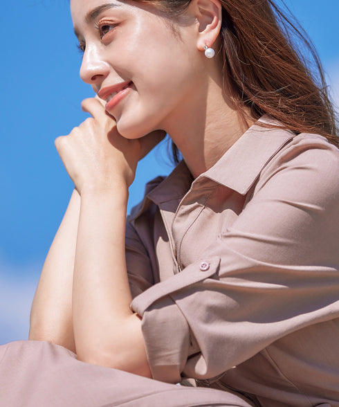 【新色追加】シャツワンピース