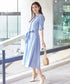 【新色追加】シャツワンピース