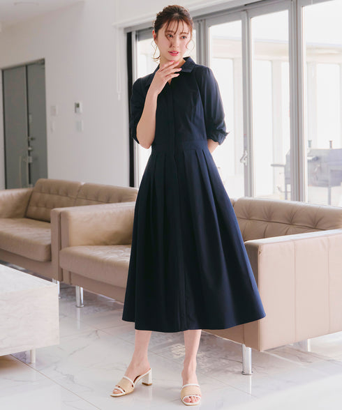 【新色追加】シャツワンピース