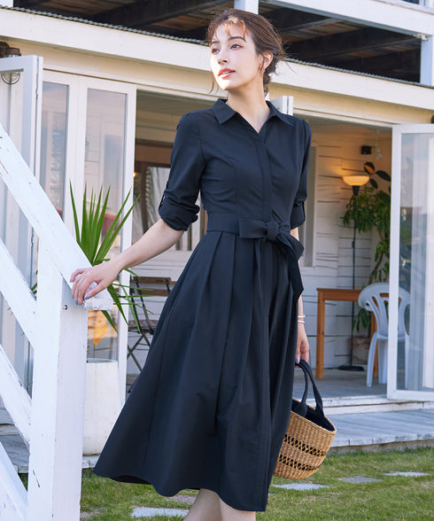 【新色追加】シャツワンピース