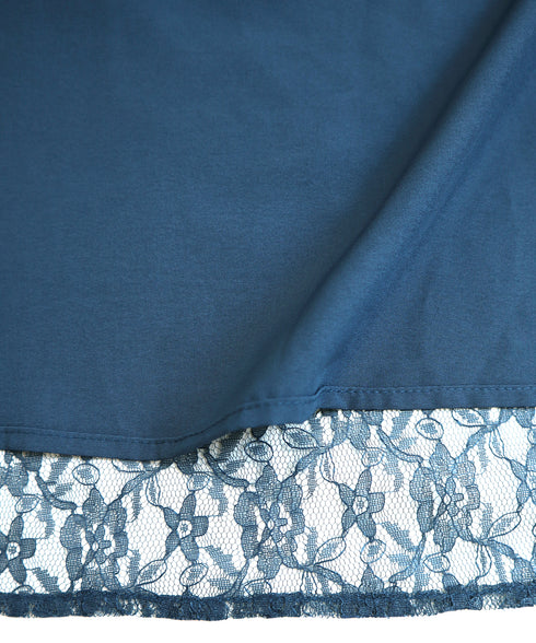 【アウトレット】フレアスリーブ総レースワンピース