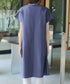 リネンミックススキッパーシャツワンピース