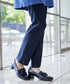 【日本製】ローズファイン・スリムストレートパンツ