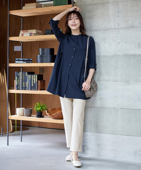 【日本製】ローズファイン・スリムストレートパンツ