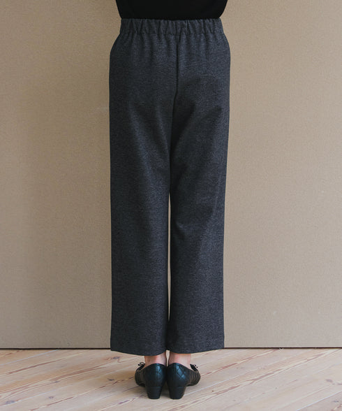 ミニチェッカー裏起毛・ストレートパンツ