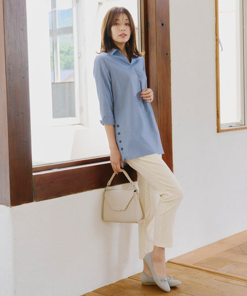 【アウトレット / 接触冷感】はき痩せ美脚パンツ