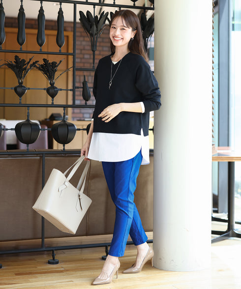 【アウトレット / 接触冷感】はき痩せ美脚パンツ