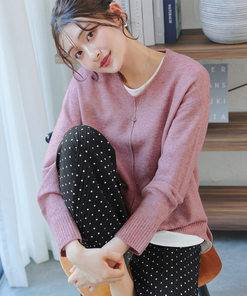 裏起毛ボックスプリーツパンツ