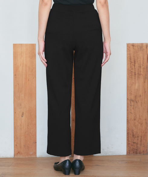 ジョーゼットニットワイドパンツ