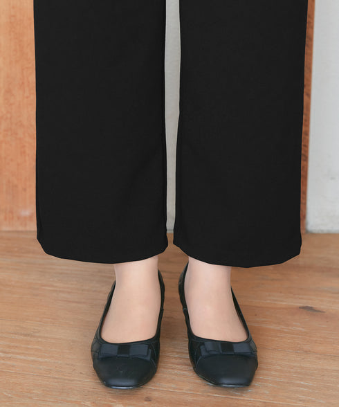 ジョーゼットニットワイドパンツ