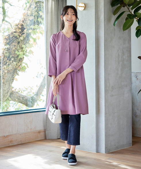 【安田美沙子さん着用】ストレッチストレートデニム