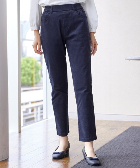コーデュロイスリムストレッチパンツ