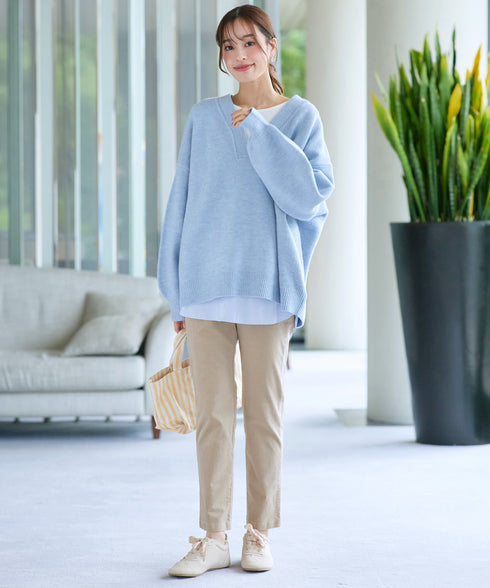 コーデュロイスリムストレッチパンツ