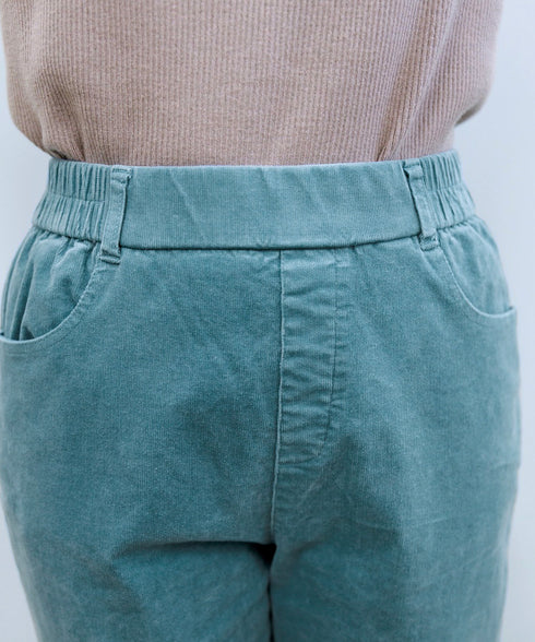 コーデュロイスリムストレッチパンツ