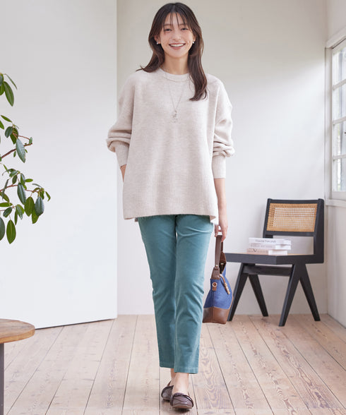 コーデュロイスリムストレッチパンツ