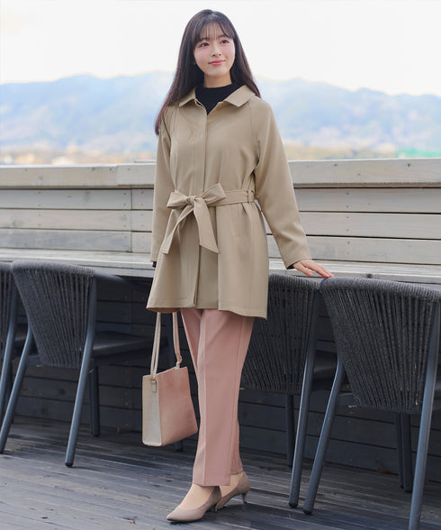 【おのののかさん着用】とろみカラーテーパードパンツ