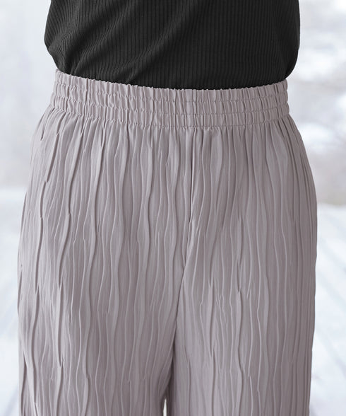 ウェーブプリーツパンツ