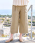 ストレッチタックワイドパンツ
