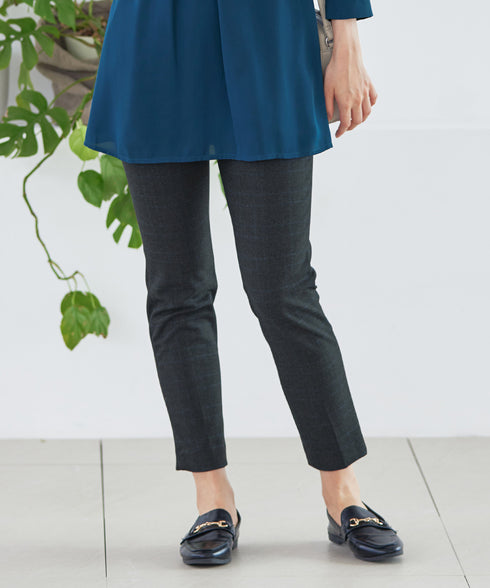 【安田美沙子さん着用】T/R両面起毛ストレッチパンツ