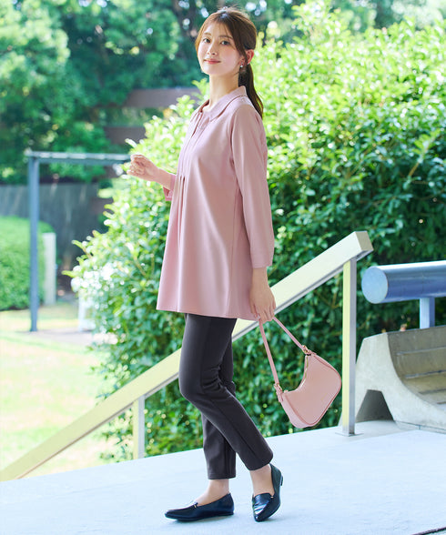 【安めぐみさん着用・新色追加・日本製】すふれ起毛ストレートパンツ