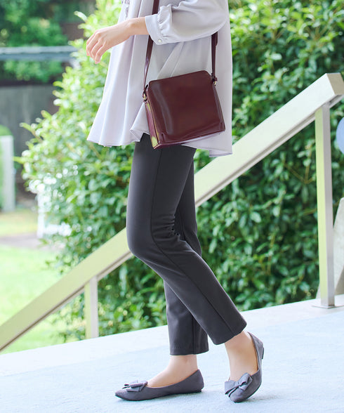 【安めぐみさん着用・新色追加・日本製】すふれ起毛ストレートパンツ