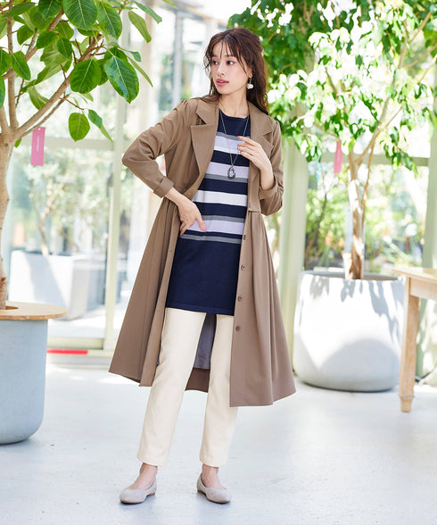 【安田美沙子さん着用・新色追加・日本製】すふれ起毛ストレートパンツ