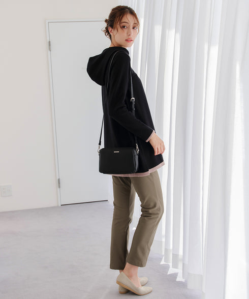 【安田美沙子さん着用・新色追加・日本製】すふれ起毛ストレートパンツ