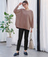 【安田美沙子さん着用・新色追加・日本製】すふれ起毛ストレートパンツ