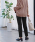 【安田美沙子さん着用・新色追加・日本製】すふれ起毛ストレートパンツ