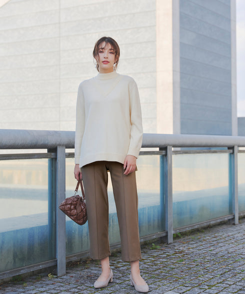 【クリアランスセール】すふれ起毛ワイドパンツ