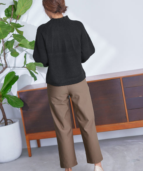 【クリアランスセール】すふれ起毛ワイドパンツ