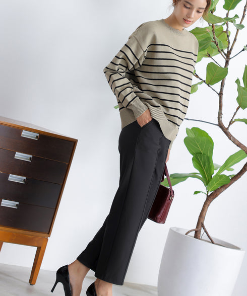 【クリアランスセール】すふれ起毛ワイドパンツ