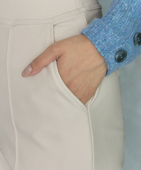 【クリアランスセール】すふれ起毛ワイドパンツ