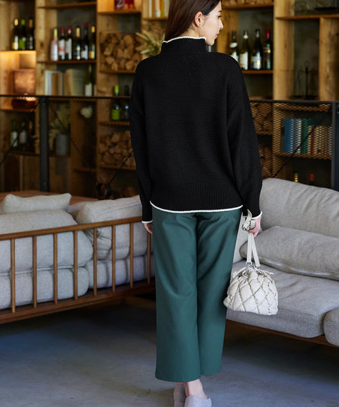 【クリアランスセール】すふれ起毛ワイドパンツ