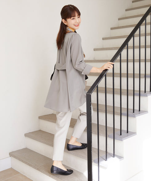 【小倉優子さん着用・ダブルクロス】 テーパードパンツ