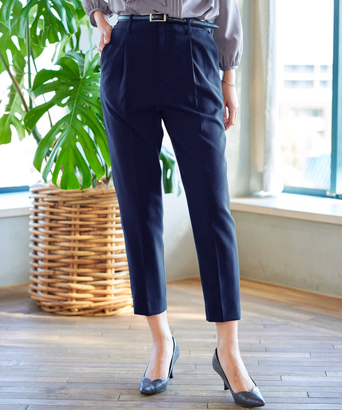 【小倉優子さん着用・ダブルクロス】 テーパードパンツ