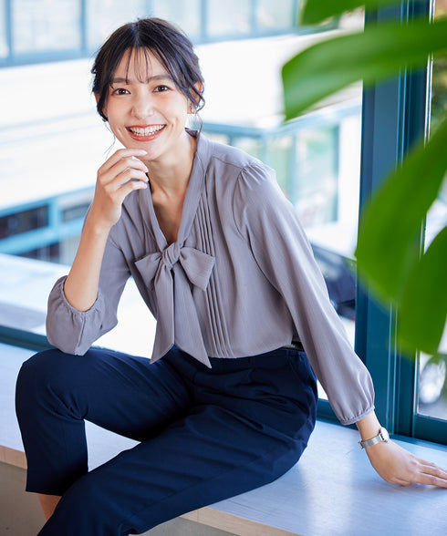 【小倉優子さん着用・ダブルクロス】 テーパードパンツ