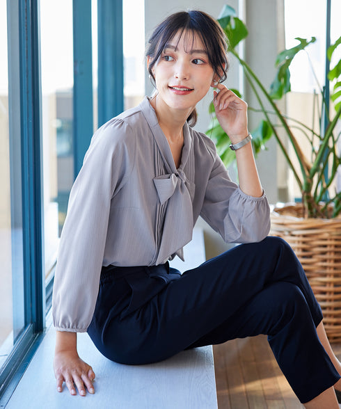 【小倉優子さん着用・ダブルクロス】 テーパードパンツ