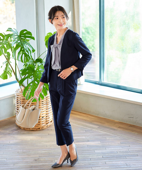 【小倉優子さん着用・ダブルクロス】 テーパードパンツ