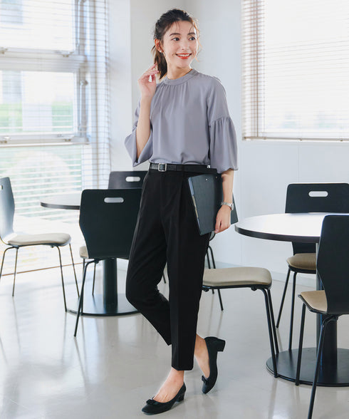 【小倉優子さん着用・ダブルクロス】 テーパードパンツ