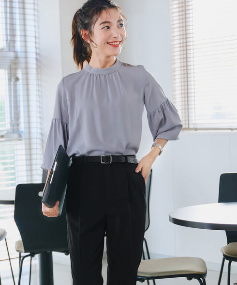 【小倉優子さん着用・ダブルクロス】 テーパードパンツ