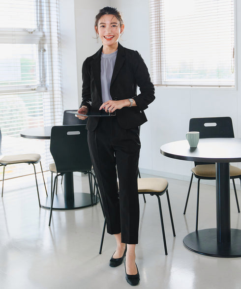 【小倉優子さん着用・ダブルクロス】 テーパードパンツ