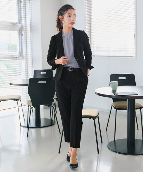 【小倉優子さん着用・ダブルクロス】 テーパードパンツ