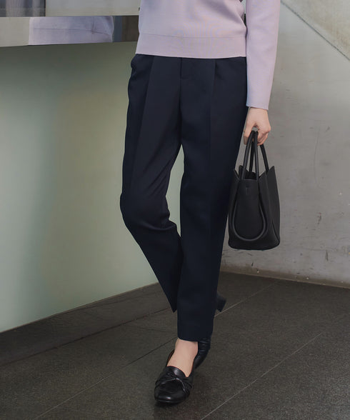 【ブラウス&ベスト&パンツ3点セット】リボンタイブラウス+ベスト付き 3点セットアップ