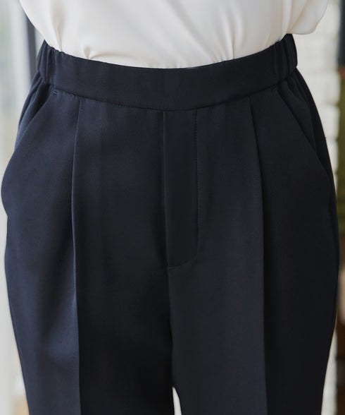 【ブラウス&ベスト&パンツ3点セット】リボンタイブラウス+ベスト付き 3点セットアップ