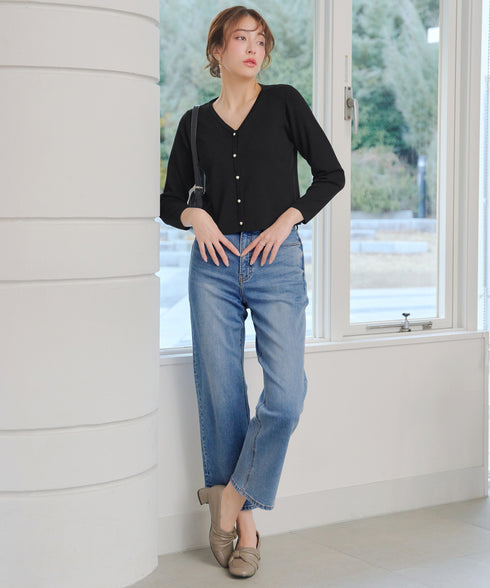 【2点セット】ニットボレロ+花柄ワンピースセット