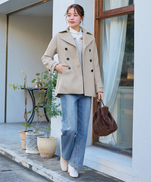 【安田美沙子さん着用 / 選べる4type】ハイネックカットソートップス