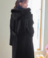 2WAYフード付きフェイクウールコート
